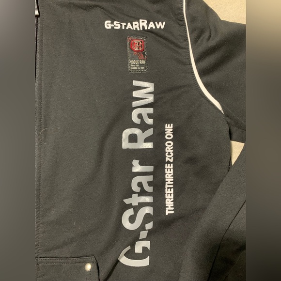 G-Star Black Lightweight Zip-Up Hoody - Picture 2 of 6